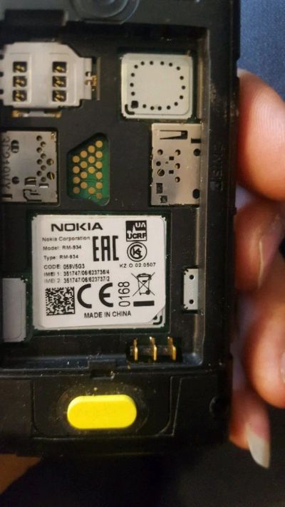 Лот: 11322919. Фото: 1. Nokia rm-934. Кнопочные мобильные телефоны