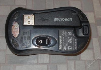 Лот: 965778. Фото: 1. Беспроводная мышь Microsoft Wireless... Клавиатуры и мыши