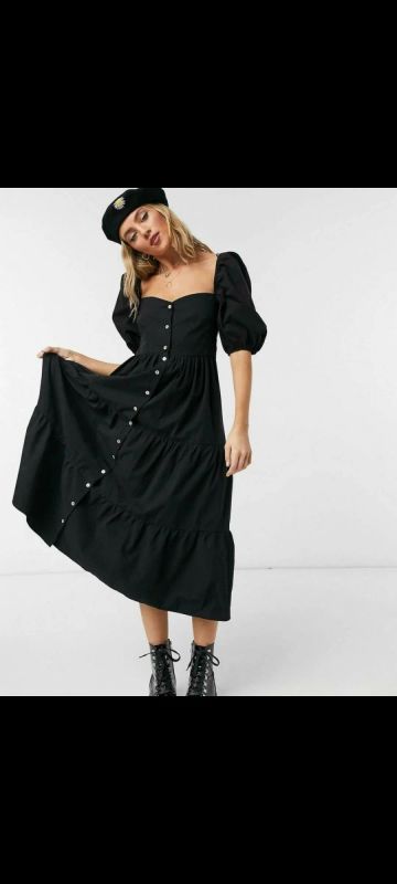 Лот: 17345941. Фото: 1. Чёрное платье с Asos. Платья