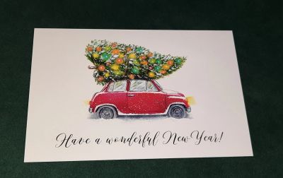 Лот: 18345130. Фото: 1. Новогодняя открытка. Have a wonderful... Открытки, конверты