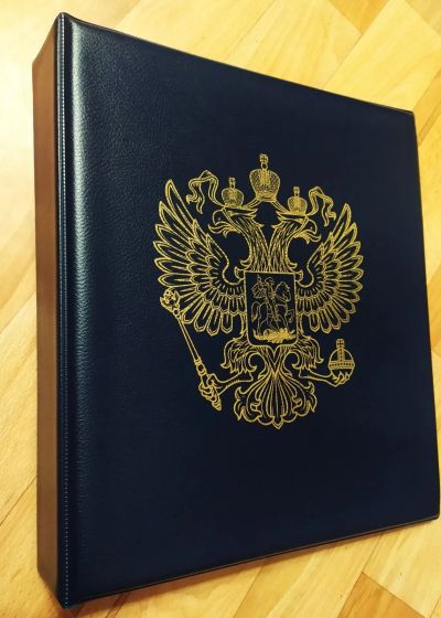 Лот: 23695449. Фото: 1. Альбом "Стандарт-ГЕРБ" синий для... Аксессуары, литература