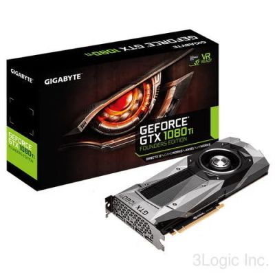 Лот: 9431546. Фото: 1. Видеокарта Gigabyte GeForce GTX1080... Видеокарты