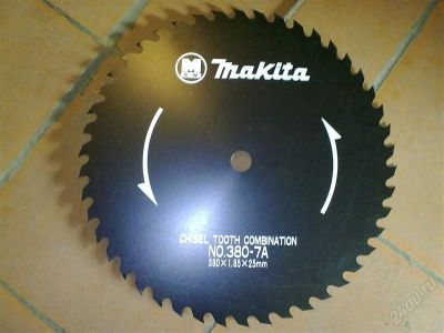 Лот: 2101040. Фото: 1. Диск циркулярной пилы MAKITA 380x1... Расходные материалы, сменные насадки