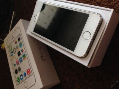 Лот: 5673477. Фото: 1. iPhone 5s 16gb silver /обмен на... Смартфоны