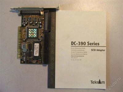 Лот: 1306849. Фото: 1. PCI SCSI-контроллер TEKRAM DC-390F. Платы расширения, контроллеры, доп. порты