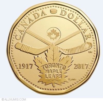 Лот: 10678230. Фото: 1. Канада 1 доллар 2017 года. 100... Америка