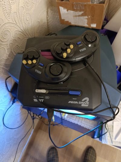 Лот: 25889944. Фото: 1. Игровая приставка SEGA MEGA DRIVE... Игры для консолей