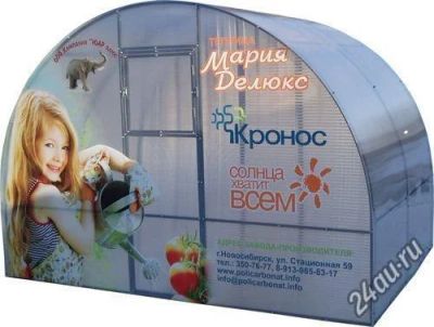 Лот: 6886676. Фото: 1. Теплица "Мария Делюкс" из стальной... Теплицы