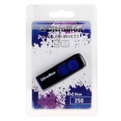 Лот: 11686196. Фото: 1. USB 8GB OltraMax 250 синий. USB-флеш карты