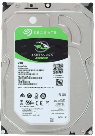 Лот: 19262141. Фото: 1. HDD 2 ТБ Жесткий диск Seagate... Жёсткие диски (HDD)