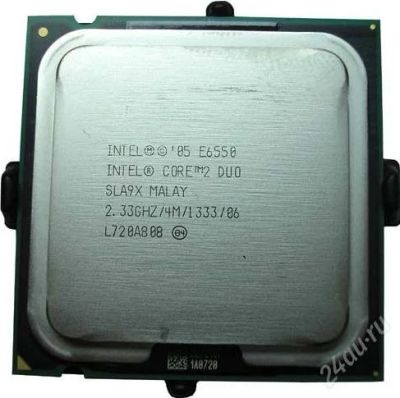 Лот: 1283281. Фото: 1. Intel Core 2 Duo E6550 2.33 ГГц. Процессоры
