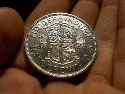 Лот: 16849901. Фото: 1. Шикарные Пол Кроны 19145 года... Россия до 1917 года
