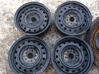 Лот: 6929978. Фото: 1. Штампованные диски Honda R16 5x114... Диски