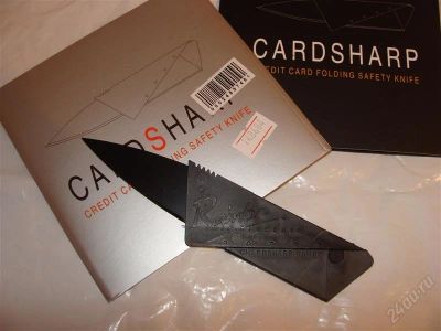 Лот: 2798224. Фото: 1. Внимание! Нож-кредитка Cardsharp... Оружие