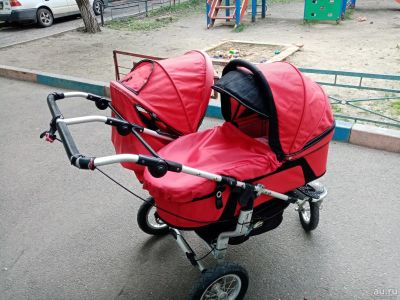 Лот: 18243776. Фото: 1. Коляска для двойни. Коляски