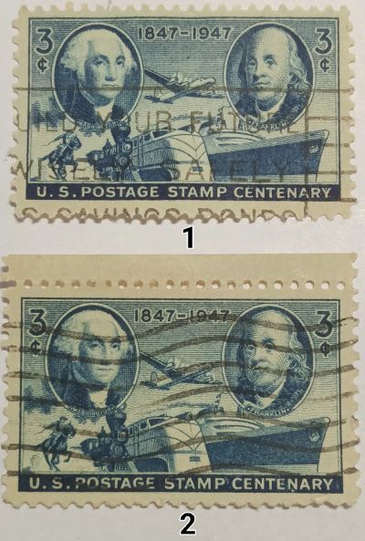 Лот: 25783351. Фото: 1. Марки_США, 3 цента 1947 г., Столетие... Марки