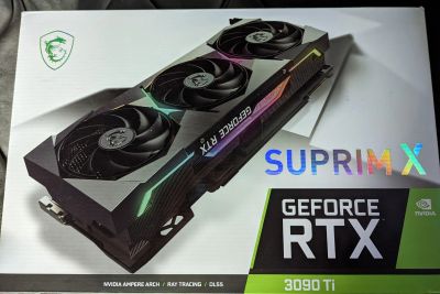 Лот: 20524346. Фото: 1. Видеокарта MSI GeForce RTX 3090... Видеокарты