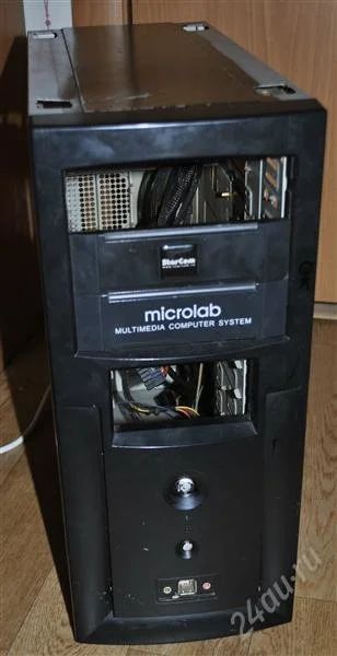 Лот: 2612041. Фото: 1. Корпус Microlab + Блок питания... Корпуса, блоки питания