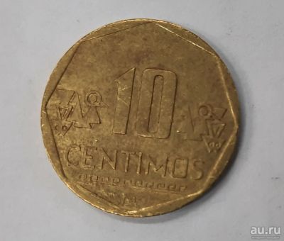Лот: 18215091. Фото: 1. мрнета Перу 10 сентимо 2016г. Америка