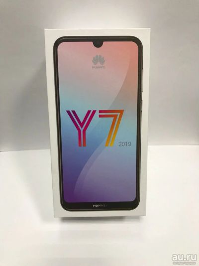 Лот: 13466301. Фото: 1. Смартфон Huawei Y7 2019 Blue 32GB... Смартфоны