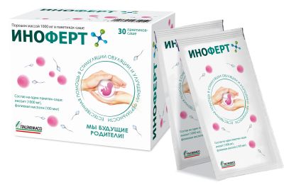 Лот: 23264095. Фото: 1. Иноферт саше 1000мг №30. Лекарства
