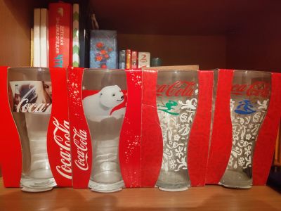 Лот: 17080369. Фото: 1. Стаканы Coca-Cola. Кружки, стаканы, бокалы