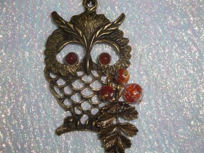 Лот: 1387708. Фото: 1. Авторская работа"Мудрый филин... Кулоны, подвески