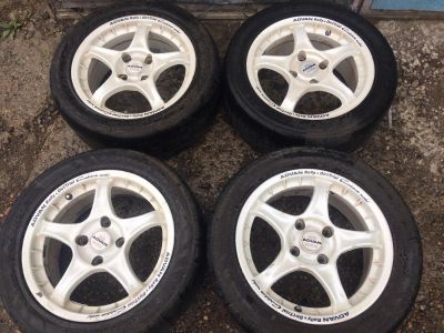 Лот: 10667848. Фото: 1. Advan RC 16" 7J 4x114,3 ET45... Шины на дисках