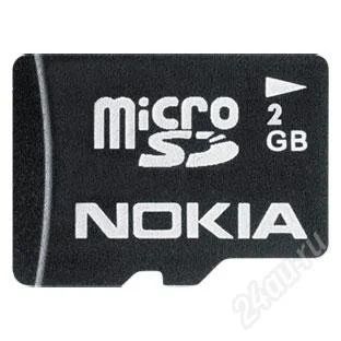 Лот: 1359014. Фото: 1. Карта памяти microSD Nokia 2GB. Карты памяти