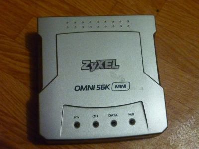 Лот: 205150. Фото: 1. Модем ZyXEL mini. Проводные модемы