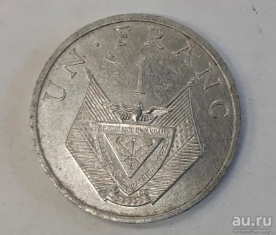 Лот: 17305348. Фото: 1. Монета Руанда 1 франк 1985г. Азия