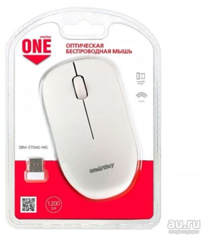 Лот: 17062968. Фото: 1. Беспроводная мышь SmartBuy SBM-370AG... Клавиатуры и мыши