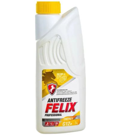 Лот: 23231711. Фото: 1. Антифриз Felix Energy G12+ Желтый... Масла, жидкости