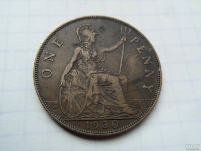 Лот: 8018287. Фото: 1. Великобритания 1 пенни 1930. Великобритания и острова