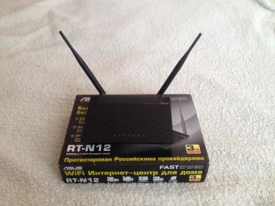 Лот: 8558609. Фото: 1. ASUS RT-N12. Маршрутизаторы (роутеры)