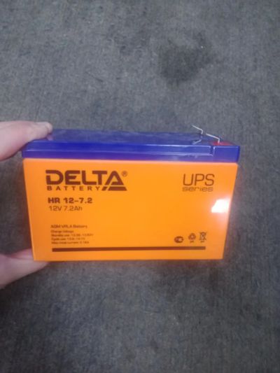 Лот: 19927798. Фото: 1. Аккумулятор Delta 12v 7.2 A. Аккумуляторы