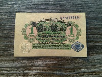 Лот: 12774175. Фото: 1. 1 марка 1914. Германия и Австрия
