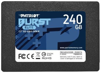 Лот: 24947081. Фото: 1. SSD-накопитель 240Гб Patriot Burst... SSD-накопители