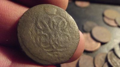 Лот: 11413845. Фото: 1. 1 копейка 1760 года. Елизавета... Россия до 1917 года
