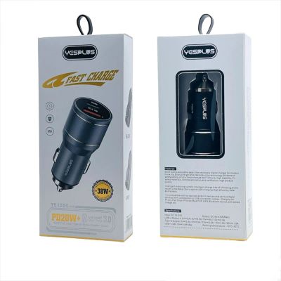 Лот: 22144993. Фото: 1. АЗУ YESPLUS YS-1204 38W QC3.0... Зарядные устройства, блоки питания, адаптеры сетевые для смартфонов