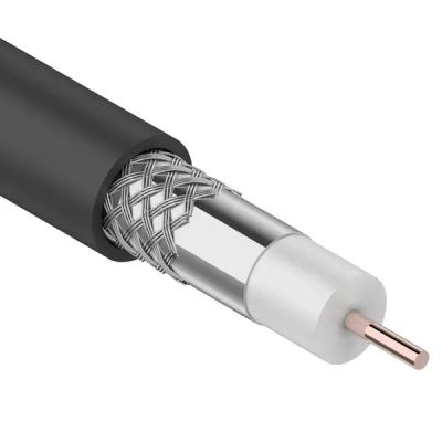Лот: 24459511. Фото: 1. Кабель Rexant коаксиальный, RG-6U... Провода, кабели