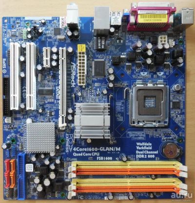 Лот: 18473380. Фото: 1. Материнская плата AsRock 4Core1600-GLAN... Материнские платы