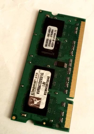 Лот: 7644584. Фото: 1. модуль памяти kingston 1gb. Оперативная память