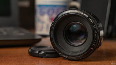 Лот: 14716303. Фото: 1. Объектив Canon EF 50mm f 1.8 II. Объективы