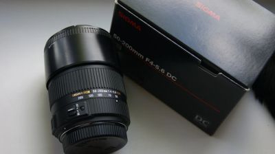 Лот: 4125411. Фото: 1. Sigma AF 50-200mm f/4-5.6 DC для... Объективы