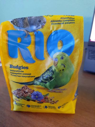 Лот: 19359947. Фото: 1. Корм для волнистых попугаев Rio... Корма