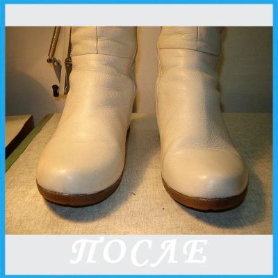 Лот: 10917512. Фото: 1. Сапожки теплые на танк кожа +овчина... Ботильоны, полусапожки