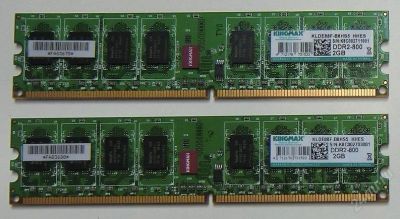 Лот: 2479773. Фото: 1. 2GB PC-800 DDRII Kingmax. Оперативная память