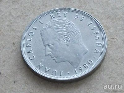 Лот: 15308981. Фото: 1. Монета 25 песет Испания 1980... Европа