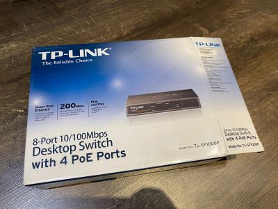 Лот: 19245407. Фото: 1. Коммутатор TP-Link TL-SF1008LP... Маршрутизаторы (роутеры)